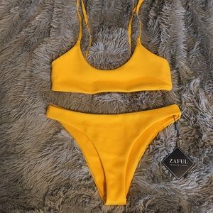 Yellow bikini